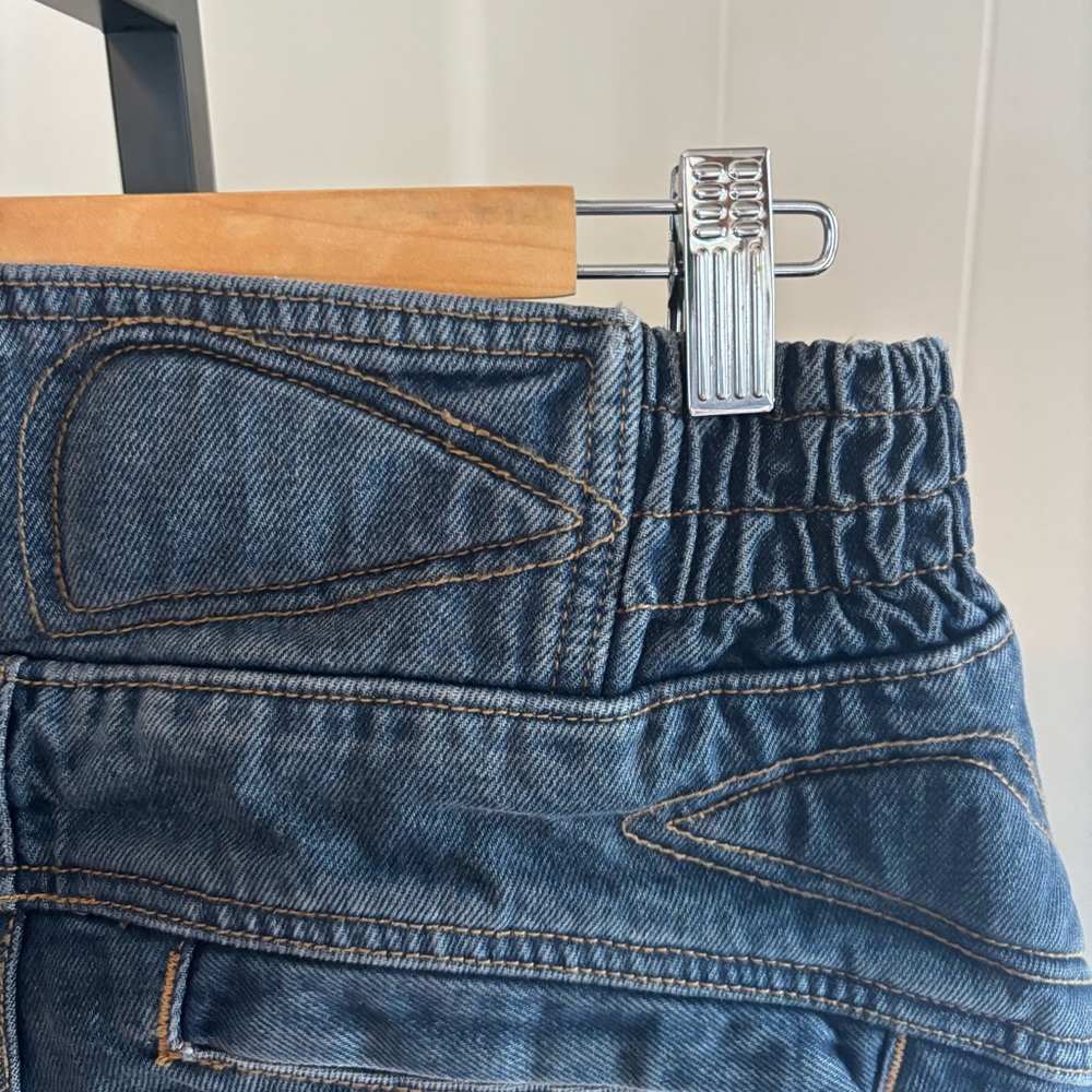 EB Denim Moto Jeans Bella Notte Med Wash Women’s S - 30x31 Biker Grunge Cotton
